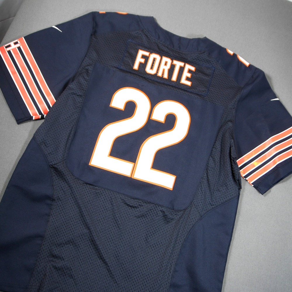 Bears Matt Forte 22 Nike Chicago Elite Men Football Jersey 48 XL Blue Retro